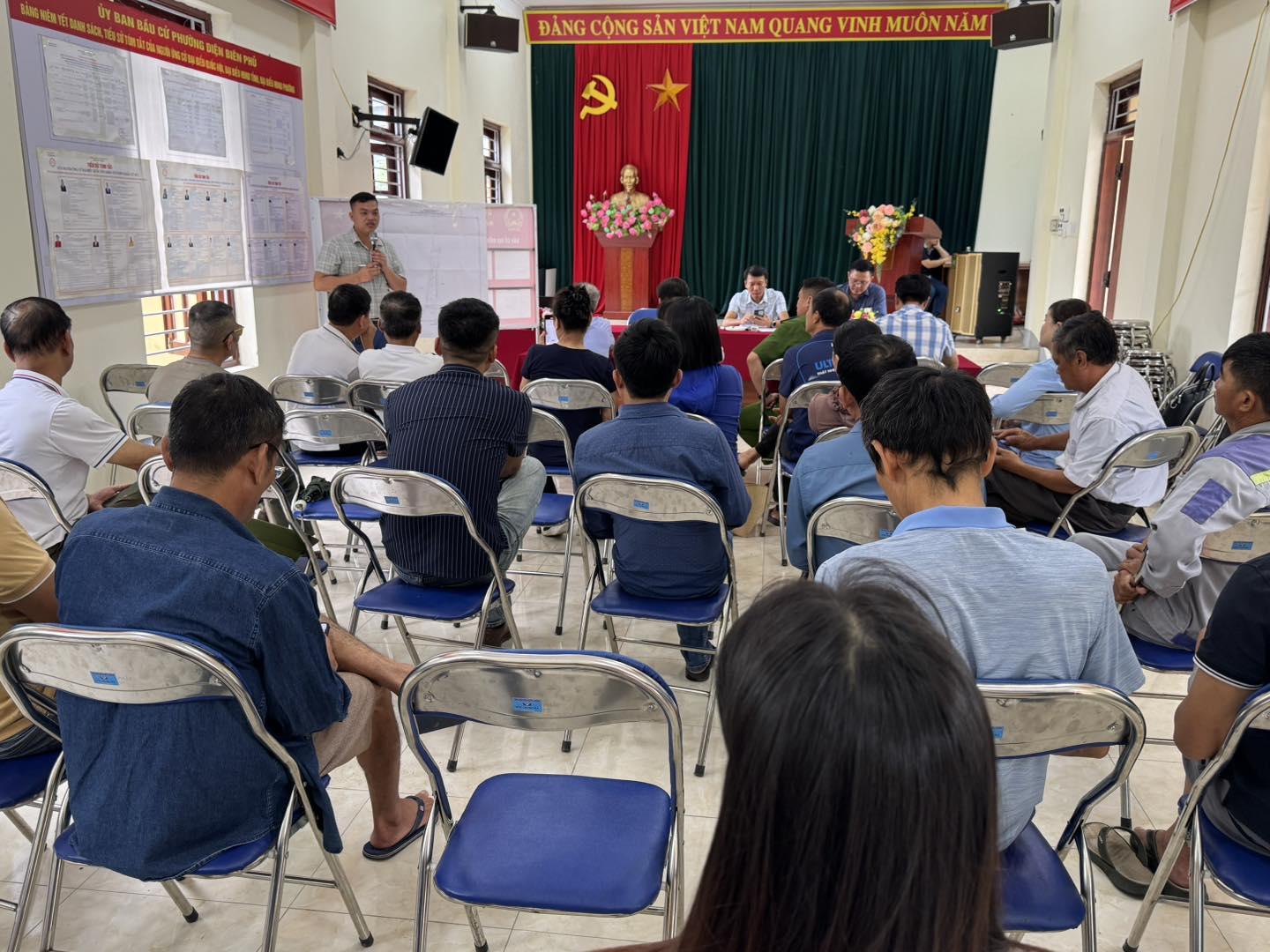 PHƯỜNG ĐIỆN BIÊN PHỦ HỌP TRIỂN KHAI DỰ ÁN GIẢI PHÓNG MẶT BẰNG TỪ ĐỒI E ĐẾN CẦU TRẮNG