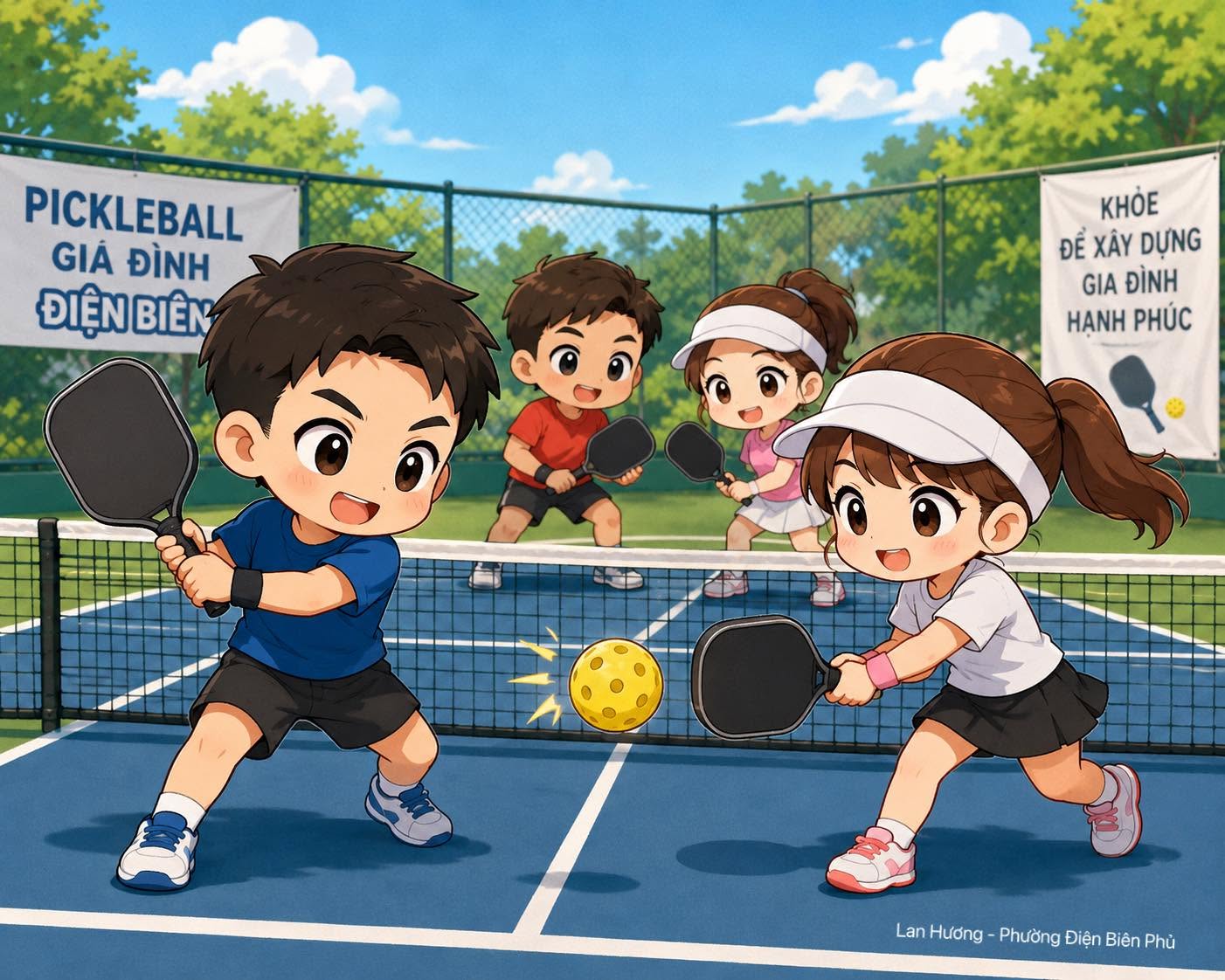 GIẢI PICKLEBALL GIA ĐÌNH TỈNH ĐIỆN BIÊN LẦN THỨ II NĂM 2026